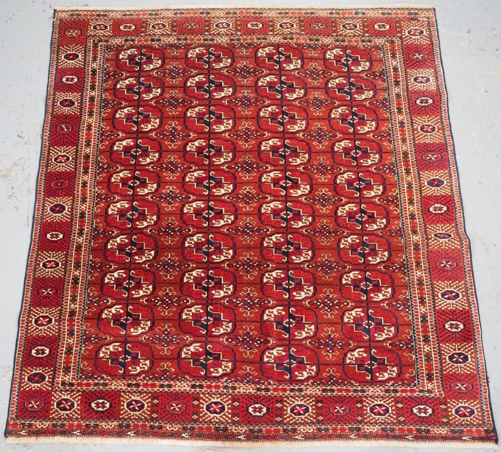 antique tekke turkmen 'wedding dowry' rug circa 1900