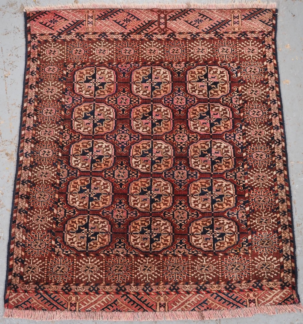 antique tekke turkmen wedding rug of small size circa 1900
