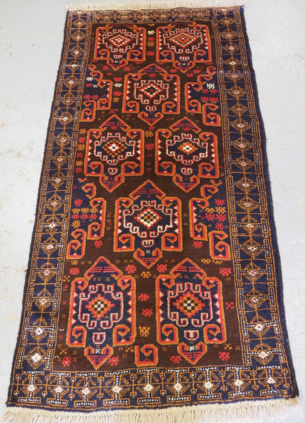 vintage afghan village rug excellent condition about 40 years old