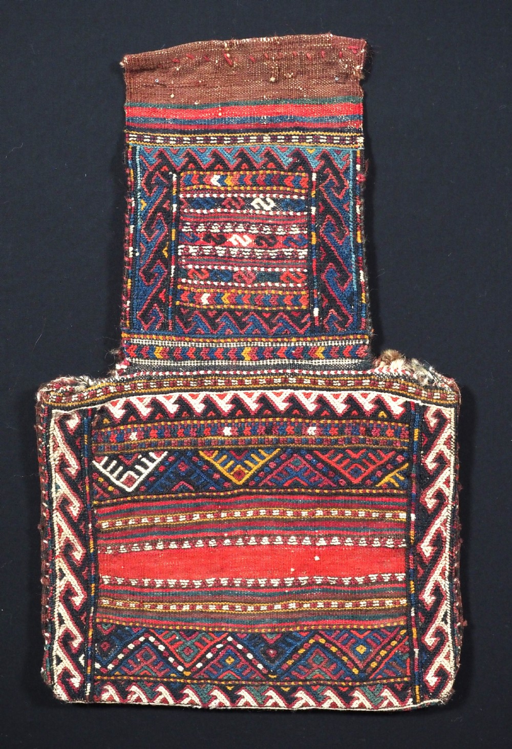 antique saltbag namakdan by the quchan kurd nomads circa 1900