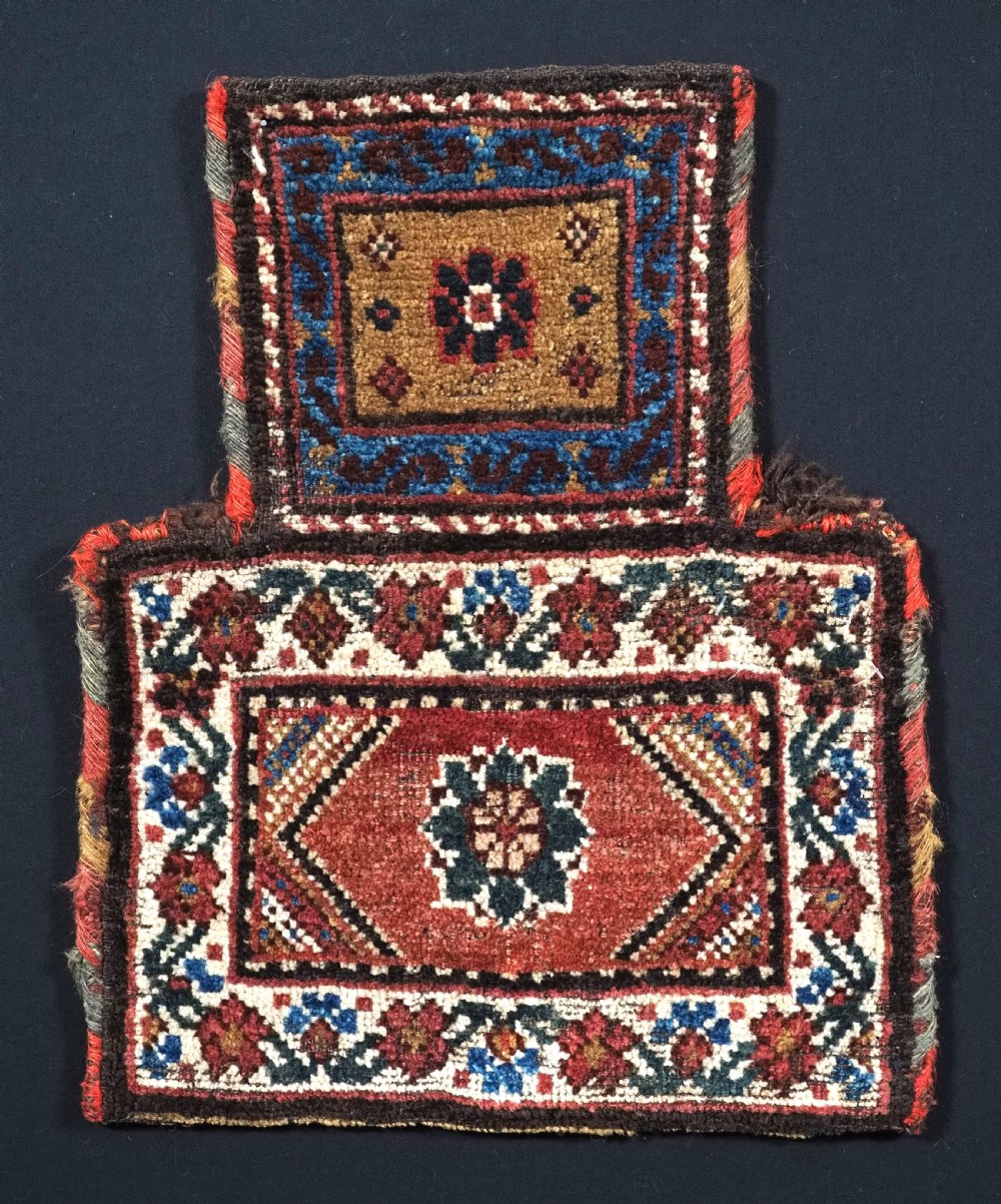 antique saltbag namakdan from the varamin region nomads circa 1900