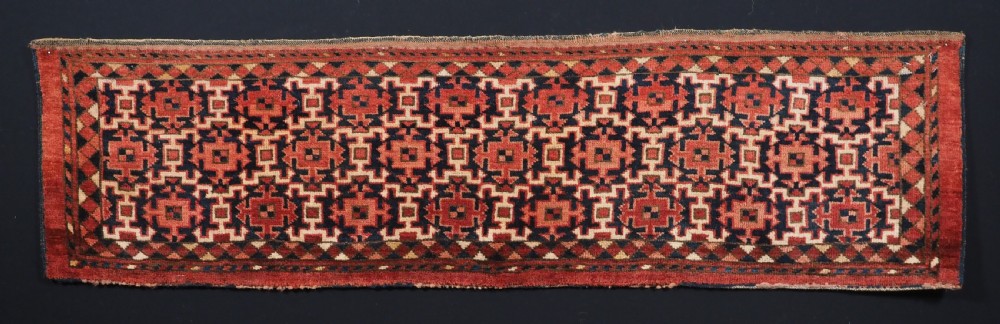 antique ersari turkmen torba with kochak design circa 1880