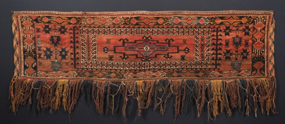 antique ersari turkmen torba of very large size circa 1900