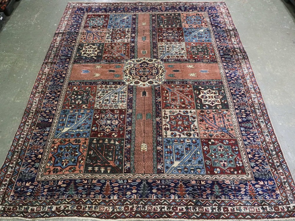 antique turkish kula carpet with 'persian garden' design great condition circa 1900