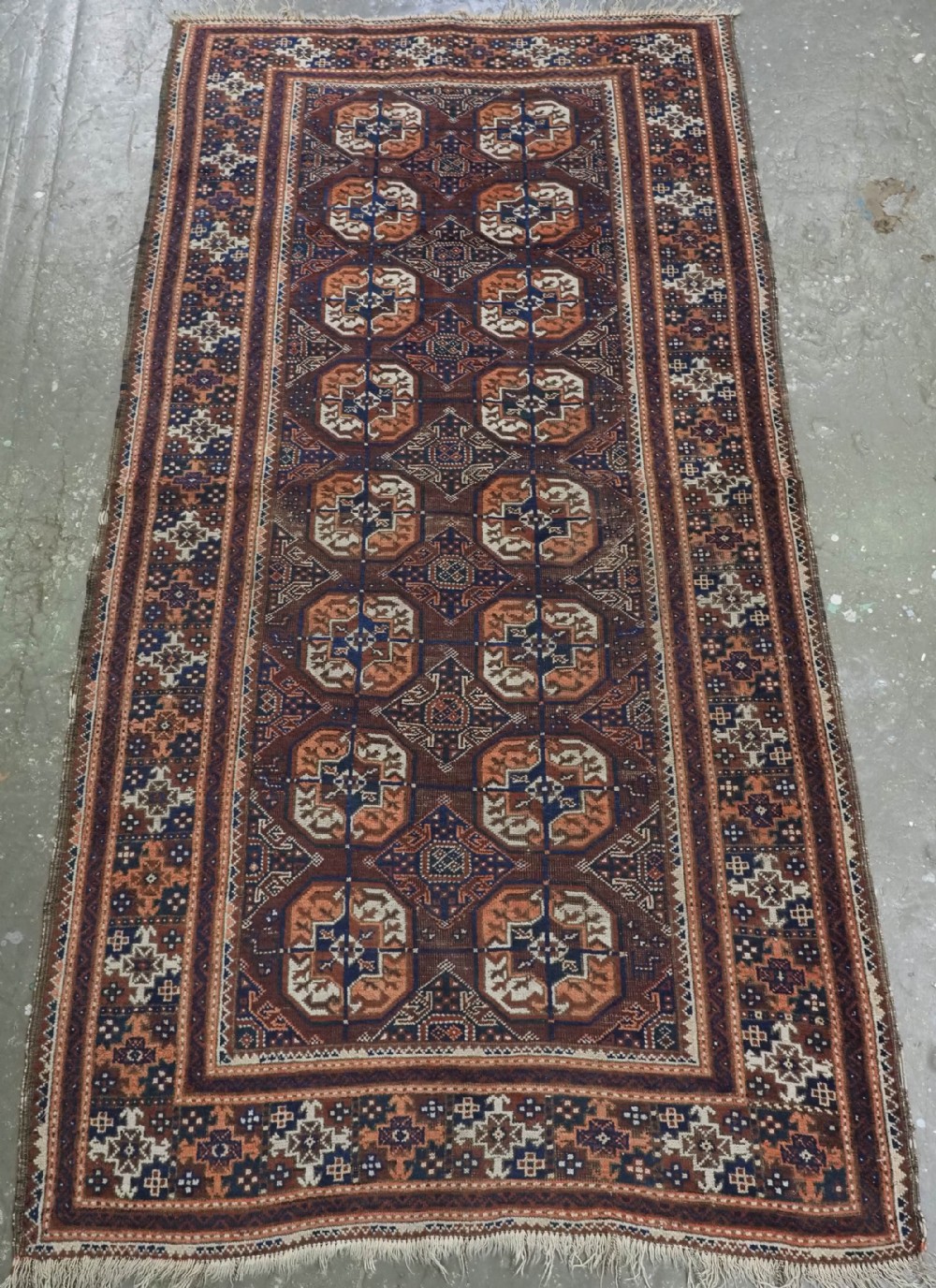 antique baluch rug mahdad khani tribe ferdows region circa 1890