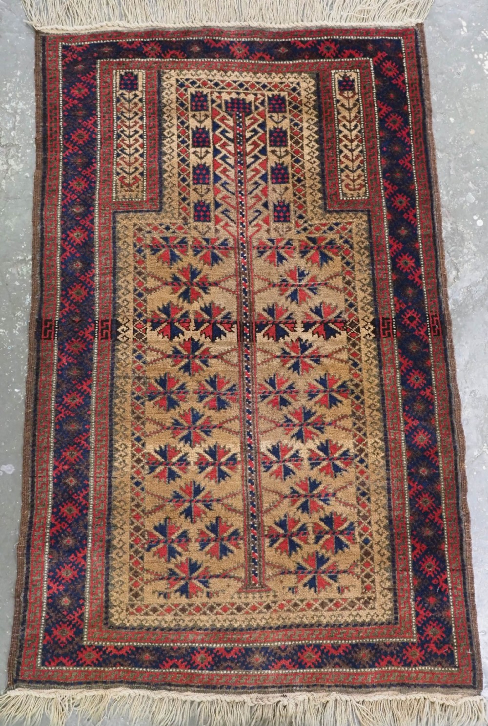 antique timuri baluch prayer rug outstanding condition circa 1900