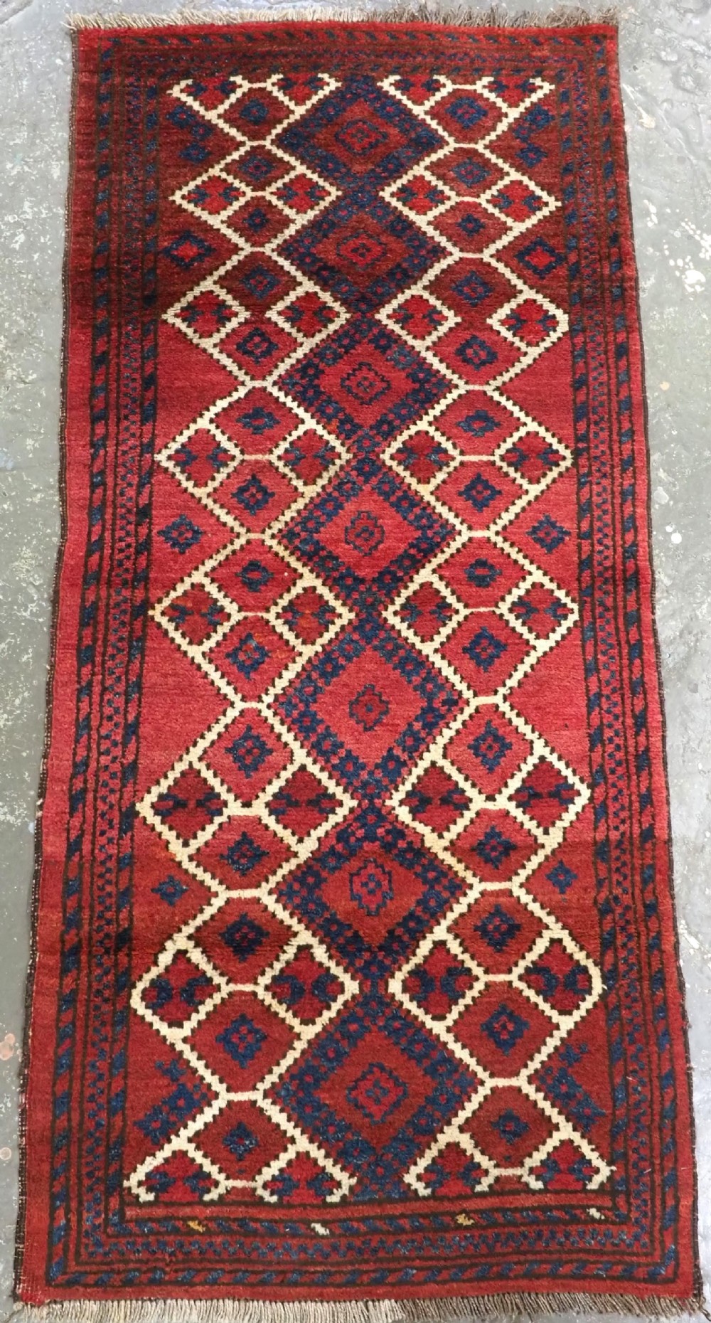 antique afghan village rug superb colour and design circa 1920