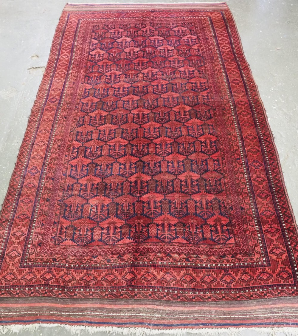 antique chakhansur baluch main carpet western afghanistan circa 1890