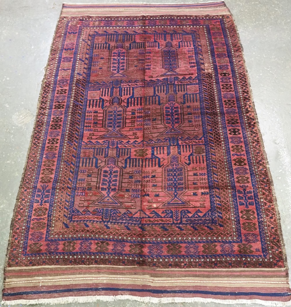 antique western afghan timuri baluch main carpet superb condition circa 1880