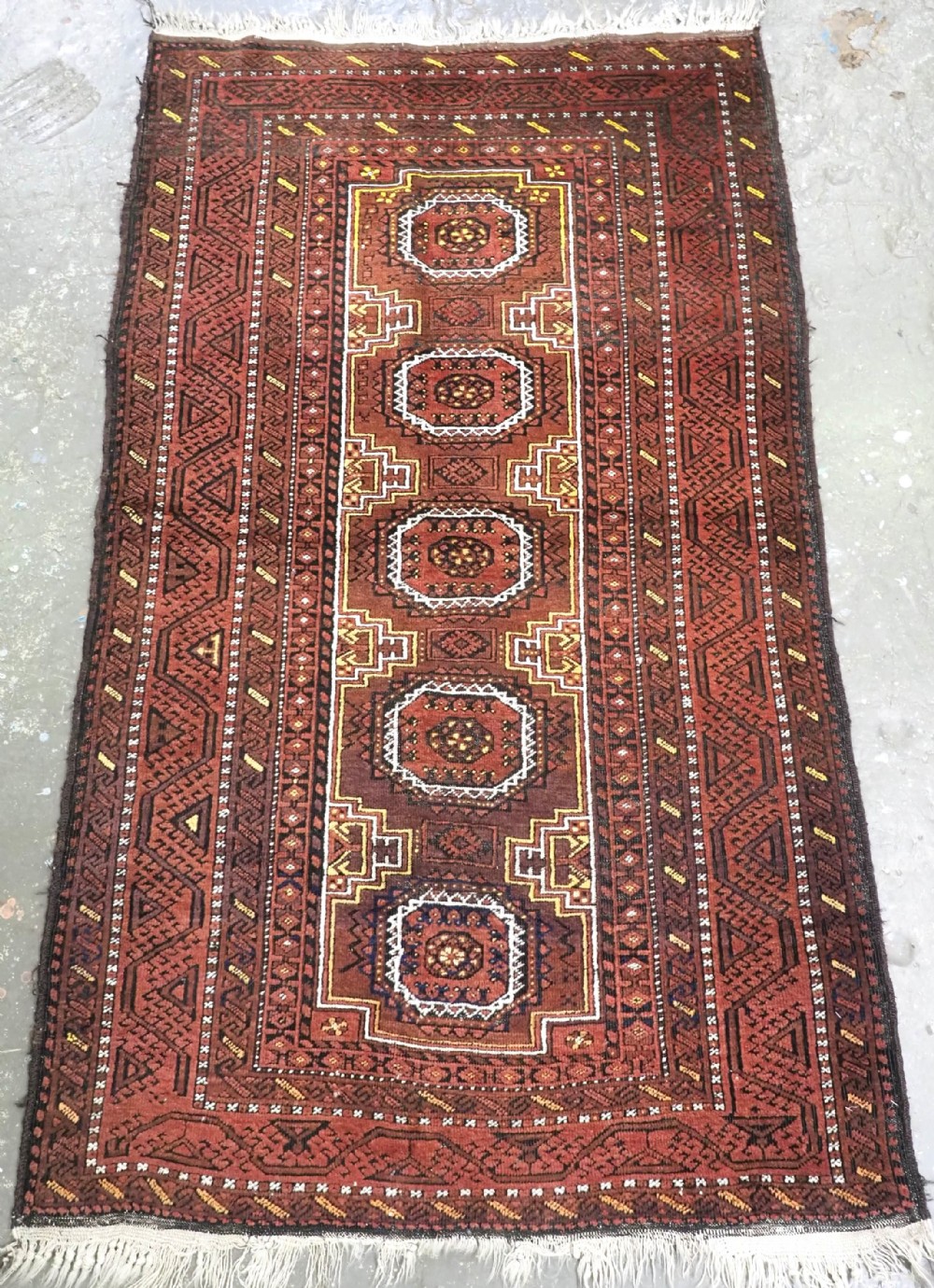 antique baluch rug probably salar khani western afghanistan circa 1890