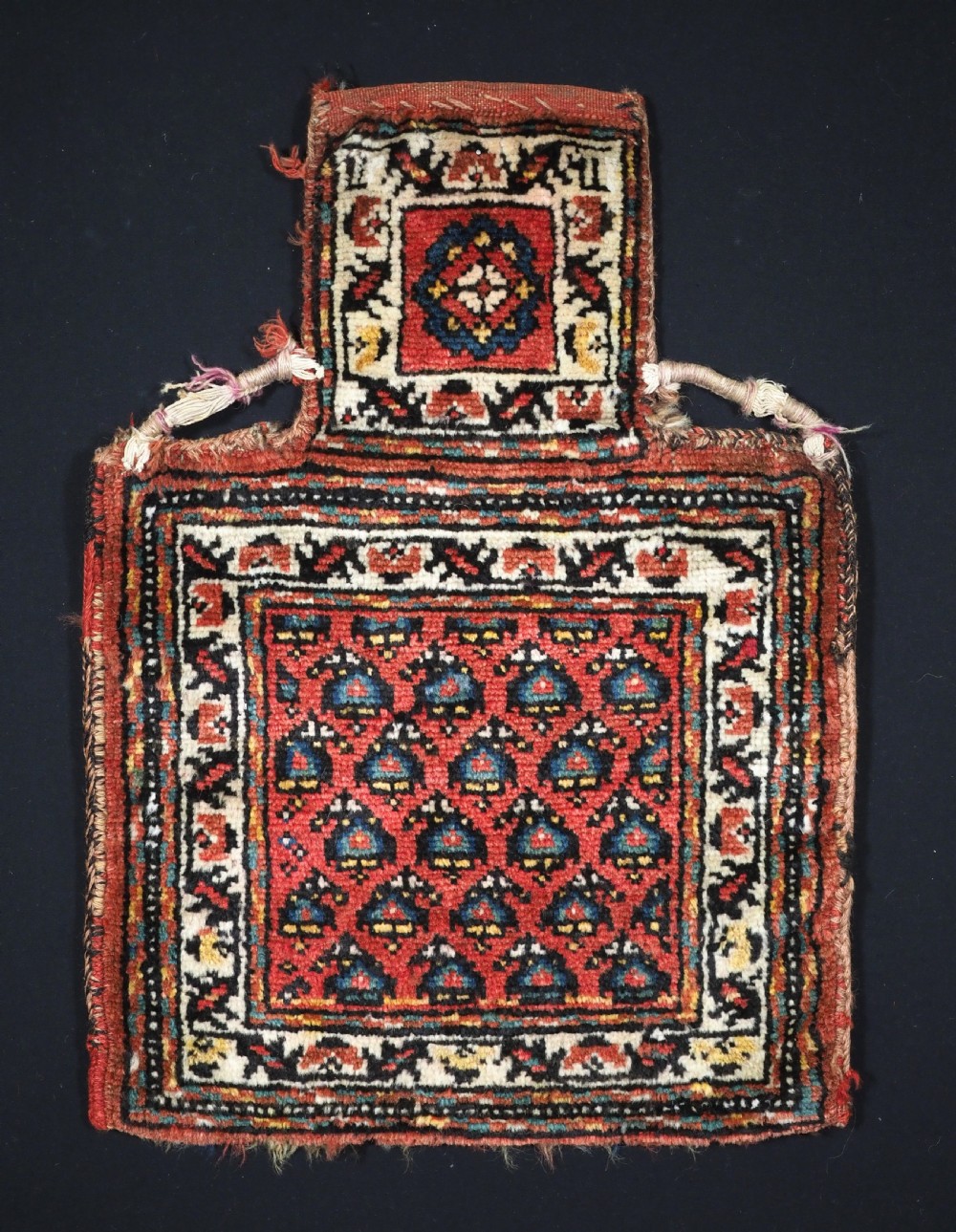 antique saltbag namakdan by the kurdish nomads circa 1900