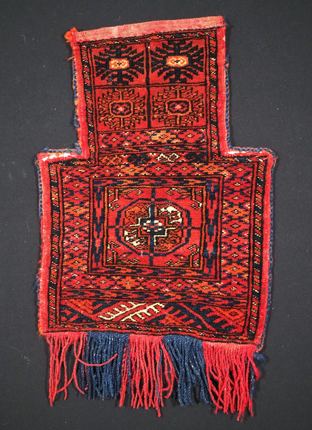 antique salt bag namakdan by the turkmen tribes of northern afghanistan circa 1920