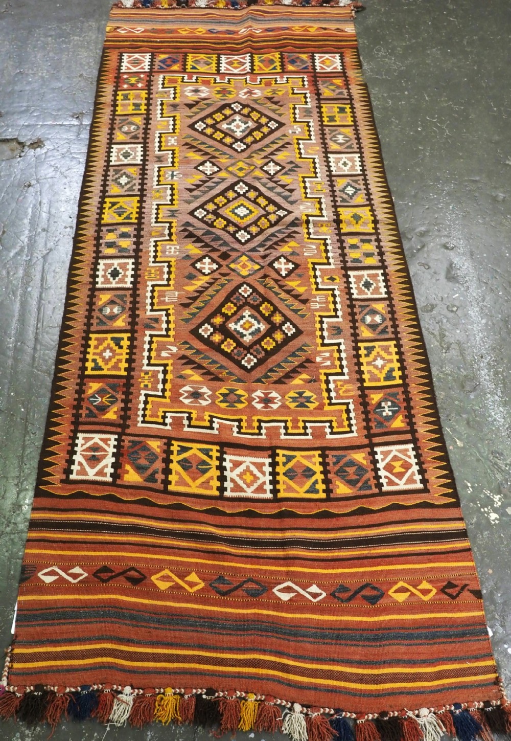 antique afghan makur moghari kilim outstanding condition circa 1920