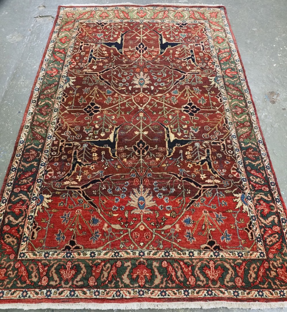 vintage bijar carpet of traditional design small room size in perfect condition about 30 years old