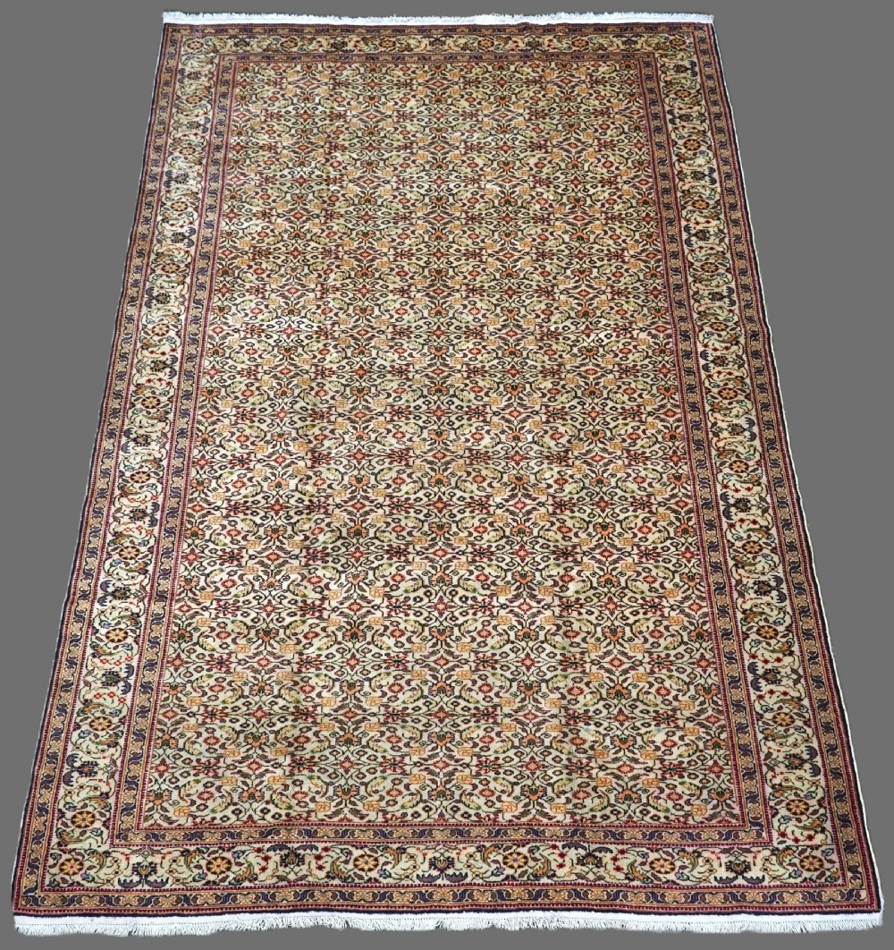 old turkish kayseri carpet with all over floral design excellent condition circa 1930