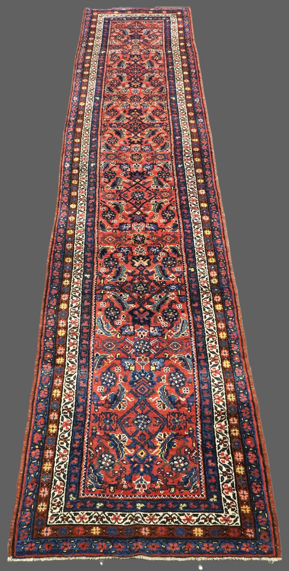 antique north west persian kurdish runner superb condition colour circa 1900