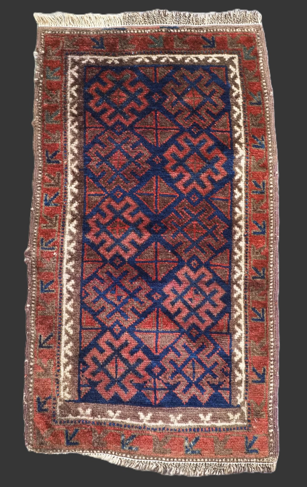 antique baluch pushti bag face western afghanistan circa 1900