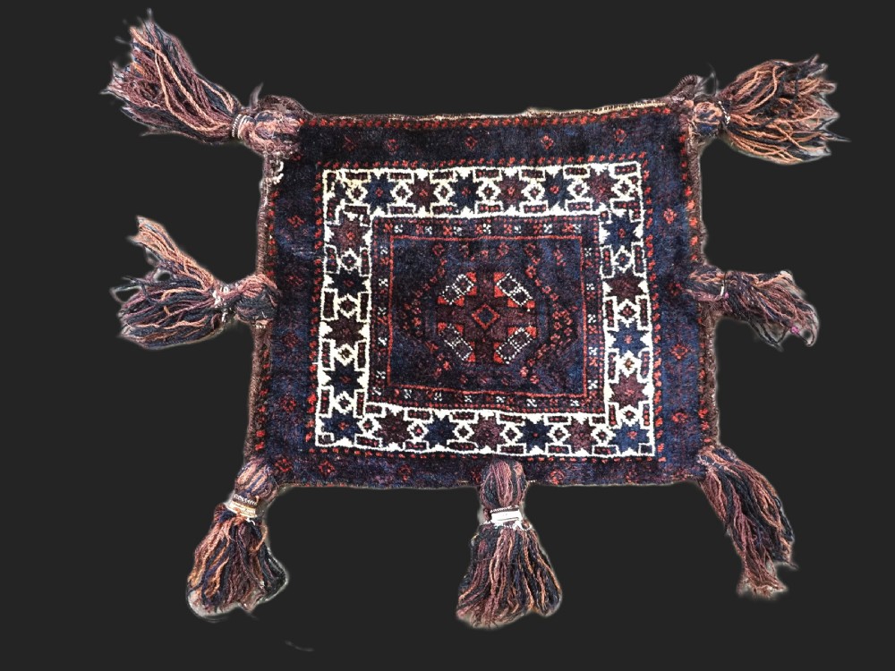 antique sistan baluch double sided vanity bage circa 190020