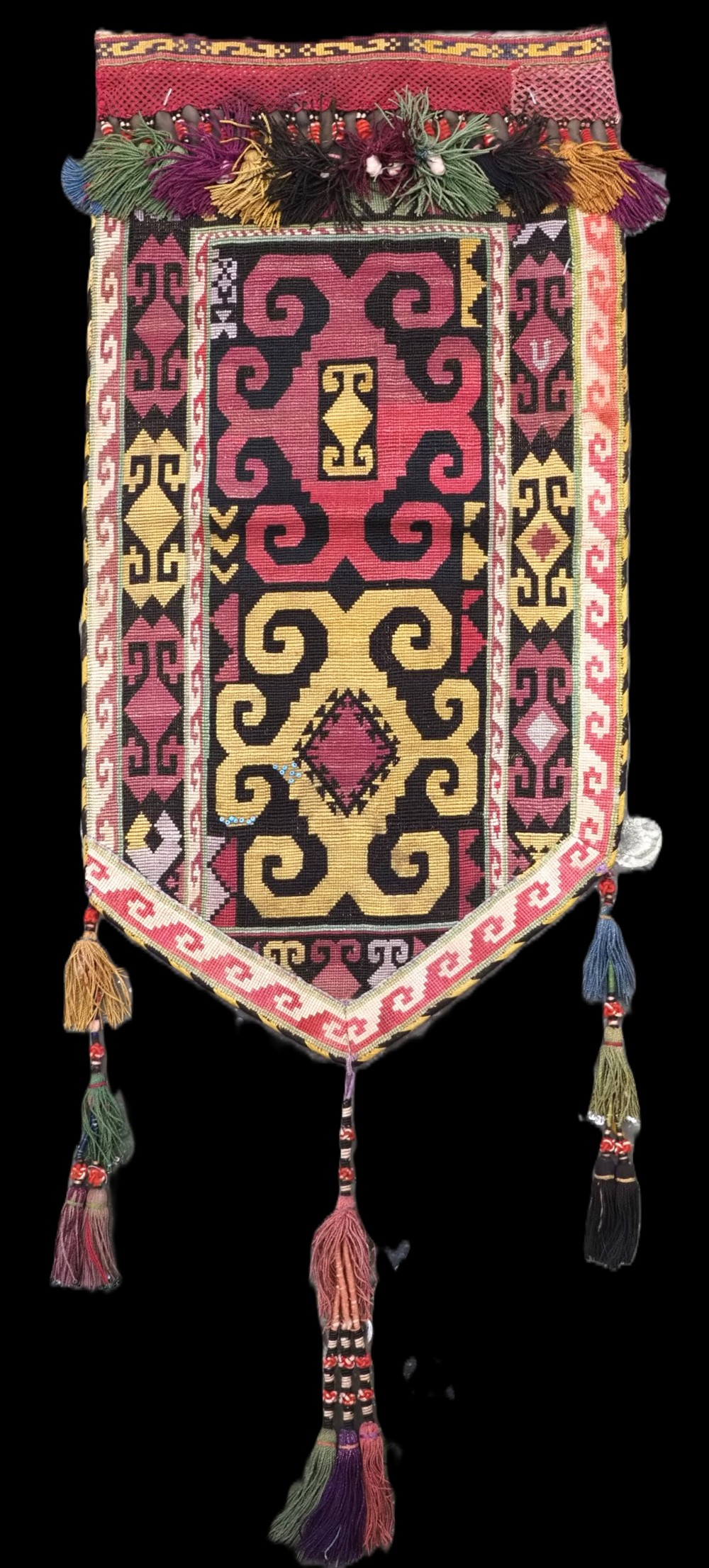 antique uzbek lakai tribe uut kap ilgich central asia circa 1900
