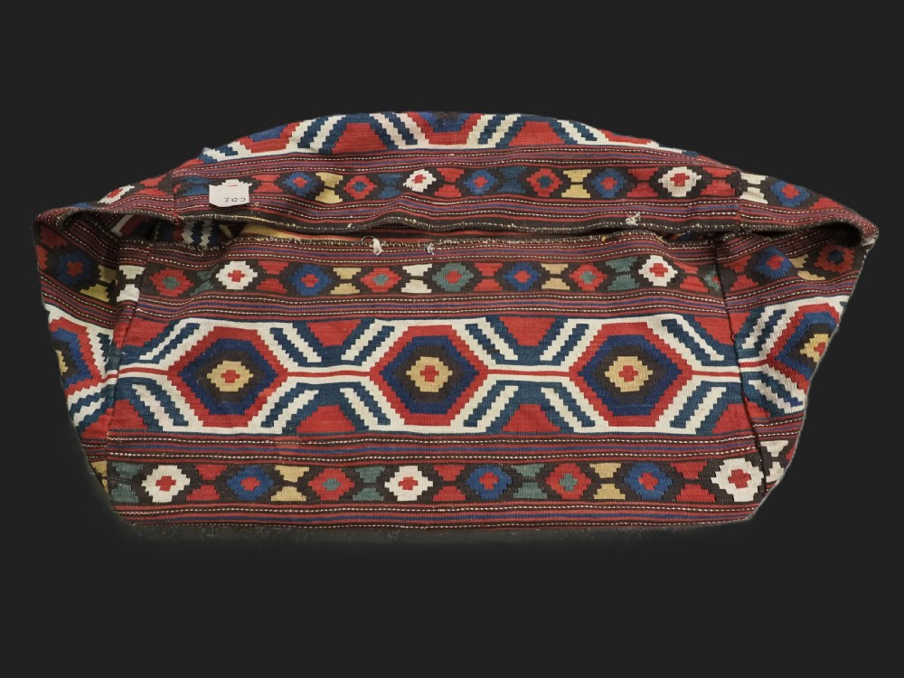 antique south caucasian or shahsavan complete mafrash storage bag circa 1890