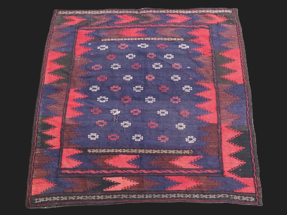 antique afghan baluch sofreh 'eating cloth' circa 190020