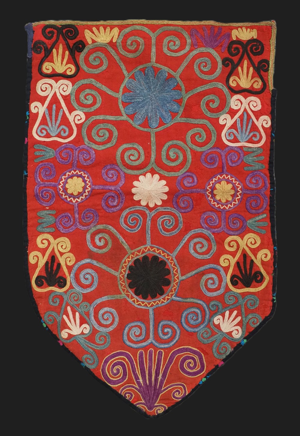 antique uzbek lakai tribe uut kap ilgich central asia circa 1900